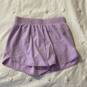 Kids DSG purple checkered shorts